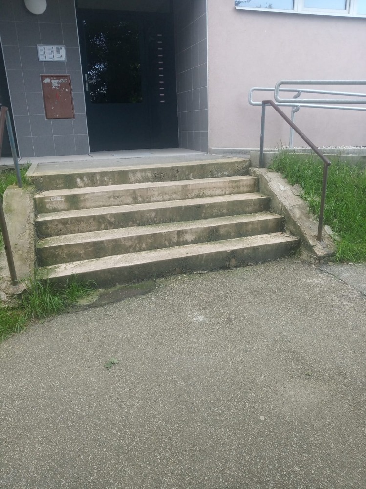 Projekt "Oprava schodiště Plešivec", umístění projektu, obrazová dokumentace č. 1